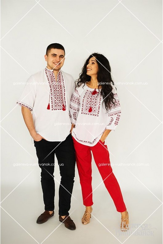 Чоловіча сорочка «Кирило» та жіноча блузка «Катерина»