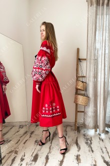 Жіноче вишите сукня «Петриківський»