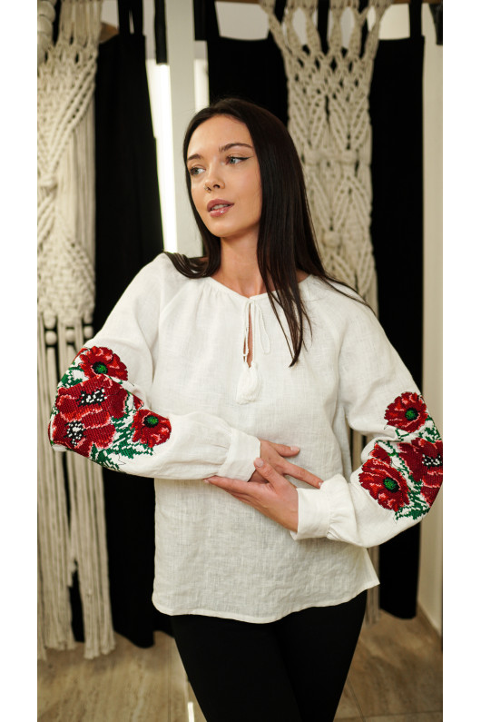 Women's Embroidered Shirt "Makovei"
