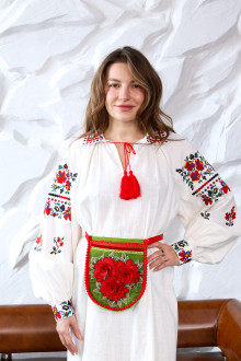 Women's Embroidered Dress "Multicolored"