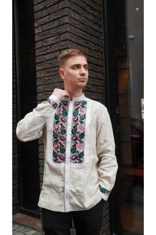 Men’s embroidered shirt “Mallows”