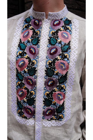 Men’s embroidered shirt “Mallows”