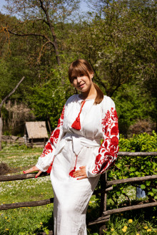 Women's Embroidered Dress "Tree of Life"