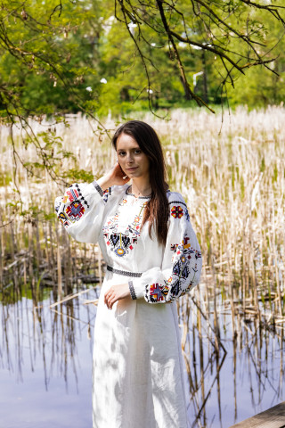 Women's Embroidered Dress "Tree of Life"