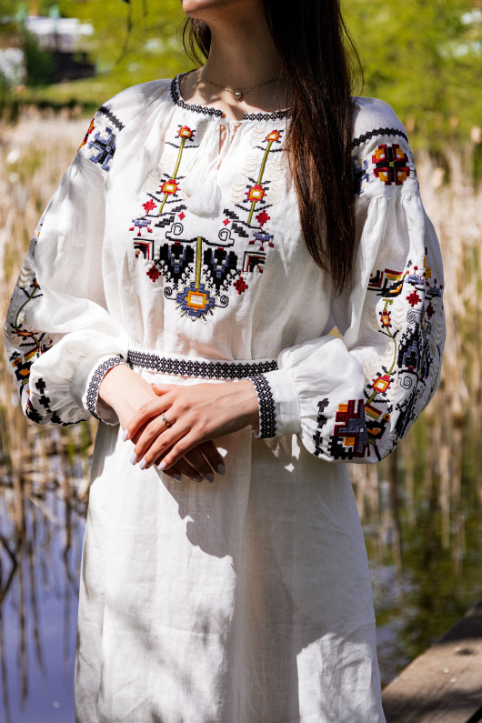 Women's Embroidered Dress "Tree of Life"