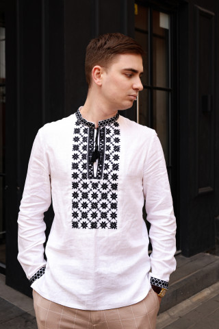 Men's Embroidered Shirt "Unbreakable"