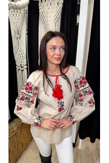 Women's Embroidered Blouse "Multicolored"