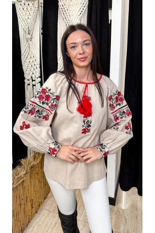 Women's Embroidered Blouse "Multicolored"