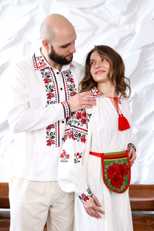 Matching embroidered outfits "Multicolored"