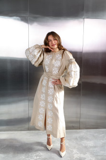 Women's embroidered dress "Stars"