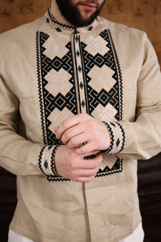 Men’s embroidered shirt "Podilian Diamonds"