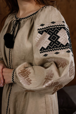 Women’s embroidered dress “Podilian Rhombs”