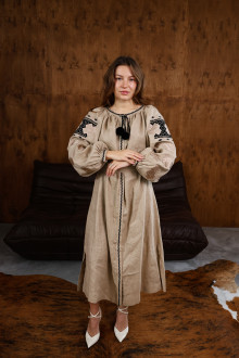 Women’s embroidered dress “Podilian Rhombs”