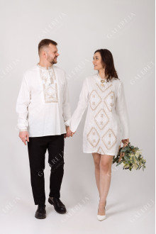 Men's embroidered shirt "Grain"