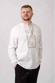 Men's embroidered shirt "Grain"