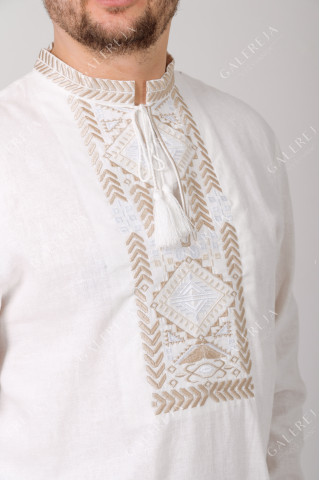 Men's embroidered shirt "Grain"