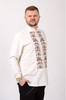 Men's embroidered shirt "Flower Bukovyna"