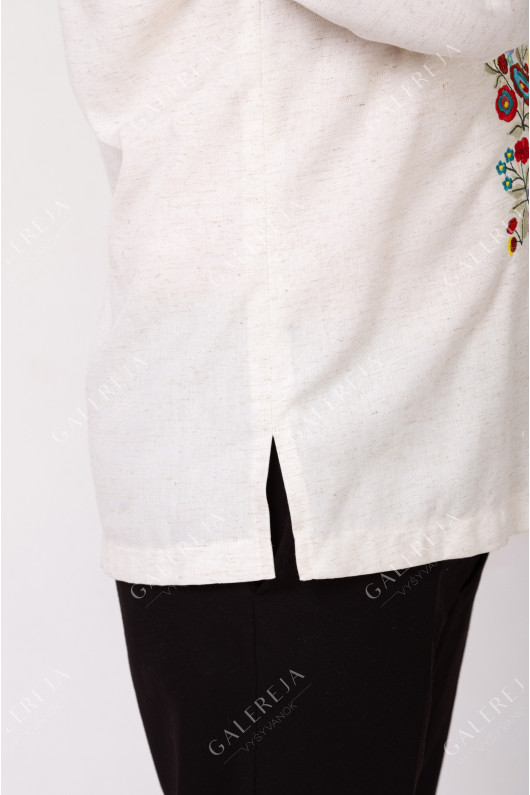 Men's embroidered shirt "Flower Bukovyna"