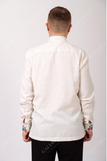 Men's embroidered shirt "Flower Bukovyna"