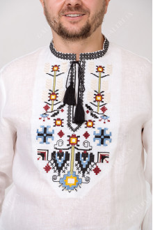 Men's embroidered shirt "Family Tree"