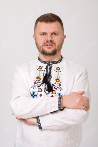 Men's embroidered shirt "Family Tree"