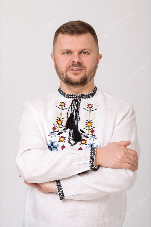 Men's embroidered shirt "Family Tree"