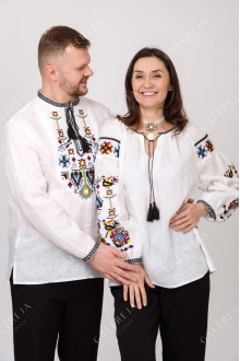 Men's embroidered shirt "Family Tree"