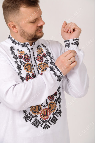 Men's embroidered shirt "Exquisite"