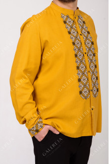Men's embroidered shirt "Autumn"