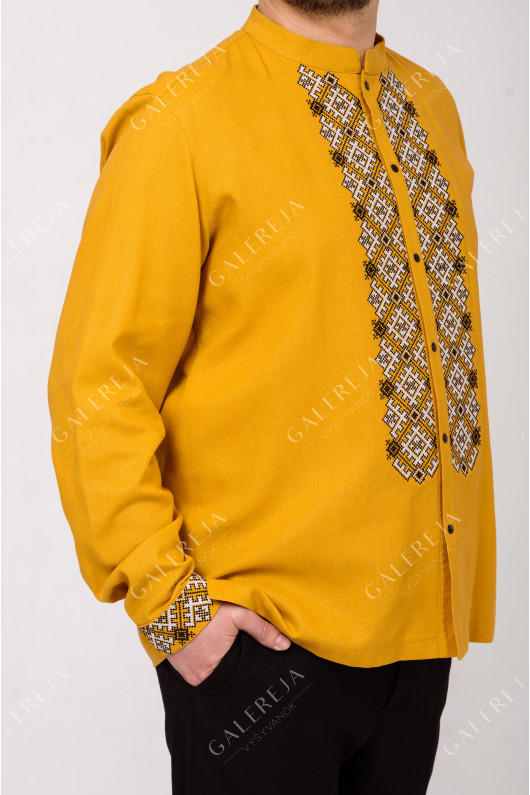 Men's embroidered shirt "Autumn"
