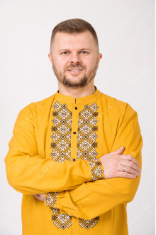 Men's embroidered shirt "Autumn"