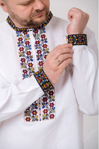 Men's embroidered shirt "Coquette"