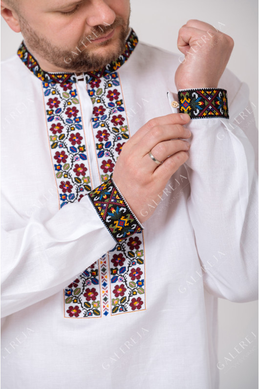 Men's embroidered shirt "Coquette"