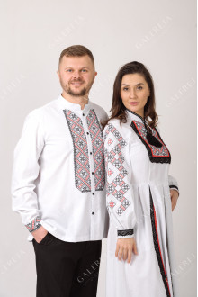 Paired embroidered shirts "Alatyr"