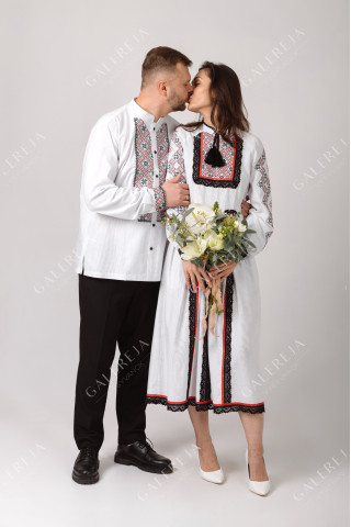 Paired embroidered shirts "Alatyr"