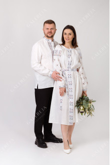 Paired embroidered shirts "Symbol"