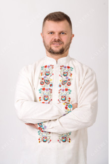 Paired embroidered shirts "Flower Bukovyna"