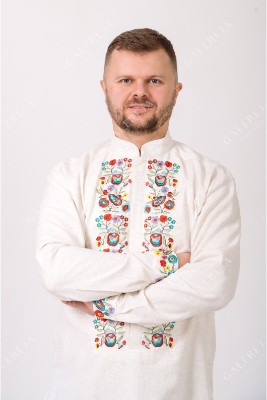 Paired embroidered shirts "Flower Bukovyna"
