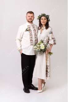 Paired embroidered shirts "Flower Bukovyna"