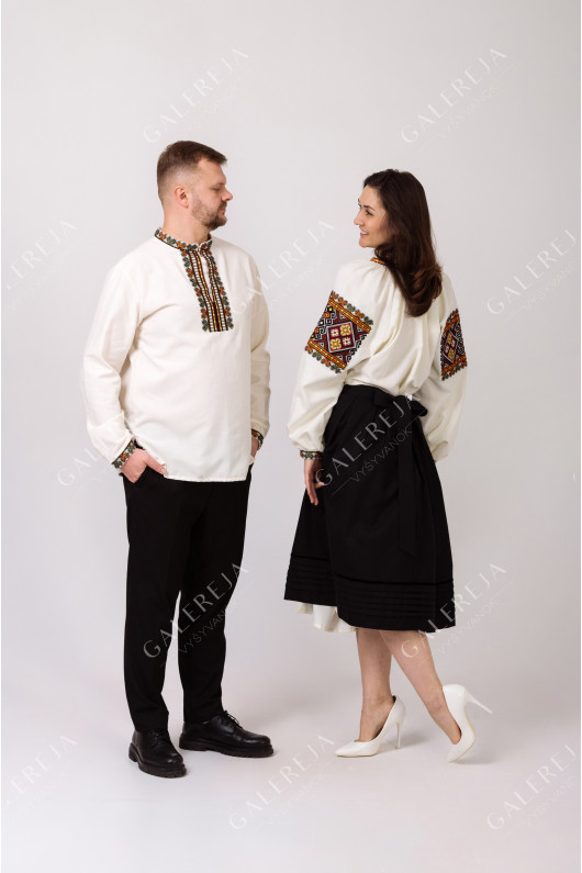 Paired embroidered shirts "Transcarpathian"