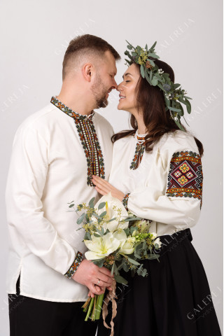 Paired embroidered shirts "Transcarpathian"