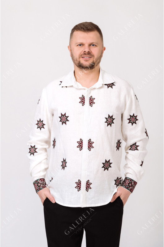 Paired embroidered shirts "Zori"