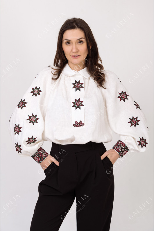Paired embroidered shirts "Zori"