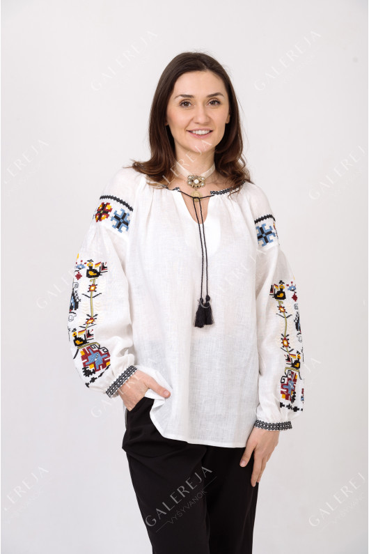 Paired embroidered shirts "Family Tree"