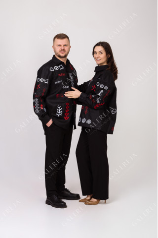 Paired embroidered shirts "Trypilskie"