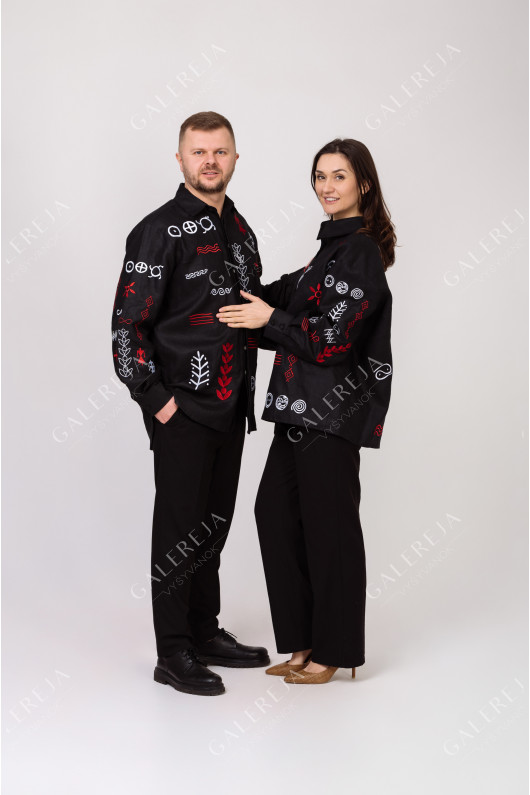 Paired embroidered shirts "Trypilskie"