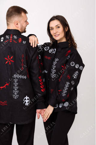 Paired embroidered shirts "Trypilskie"
