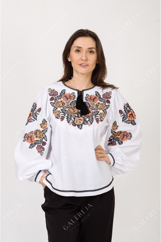 Paired embroidered shirts "Exquisite"