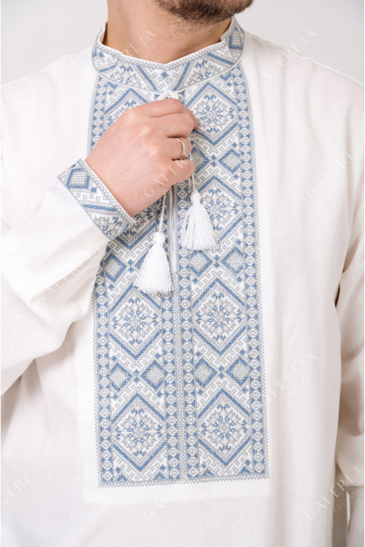 Paired embroidered shirts "Tadeya"
