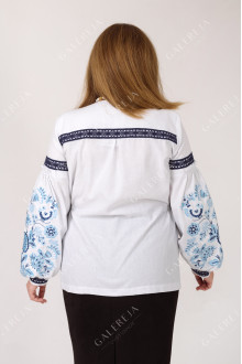 Women's embroidered shirt "Peacock"